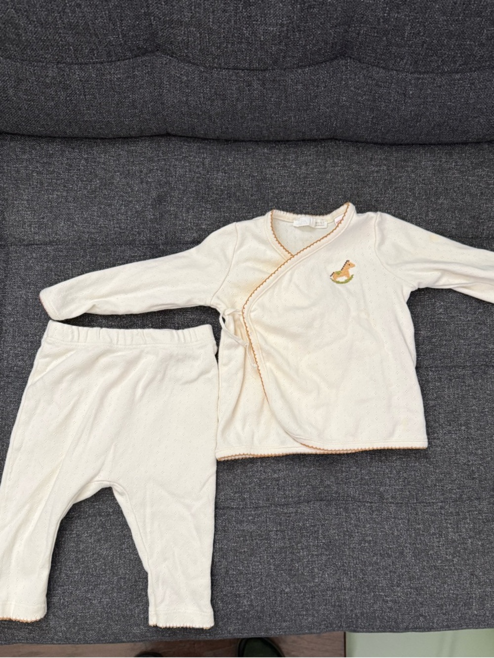 Zara Cream Two-Piece Set
